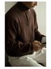 Men's 2025 Autumn/Winter Half-Zip Stand Collar Knit Sweater