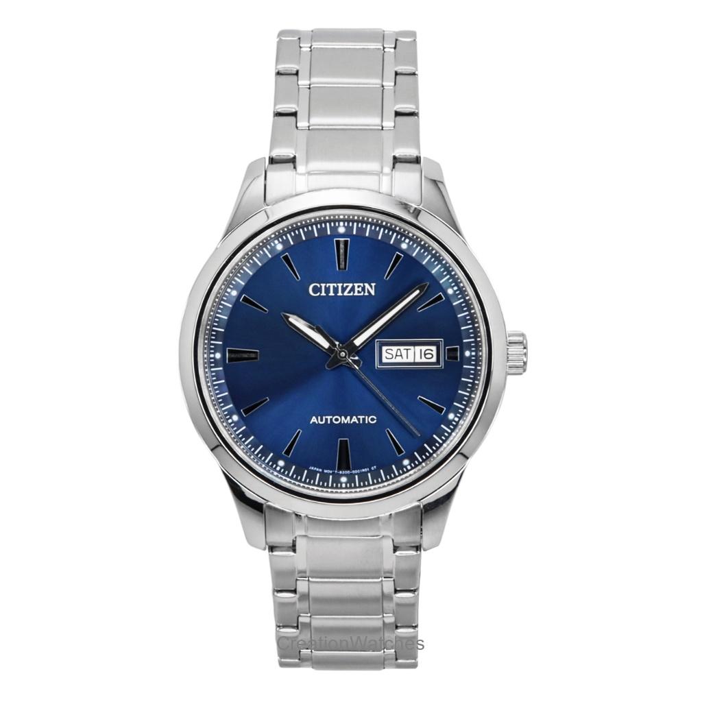Citizen Stainless Steel Blue Dial Automatic NY4058-79L Men's Watch