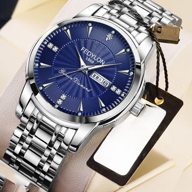 Fortiren Men's Watch Men's Watch mecanic automat multifuncțional luminos impermeabil cuarț ceas bărbătesc