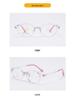 Adjustable 2025 Kids' Oval Eyeglass Frames - Comfortable, Anti-Slip Nose Pads for Boys & Girls
