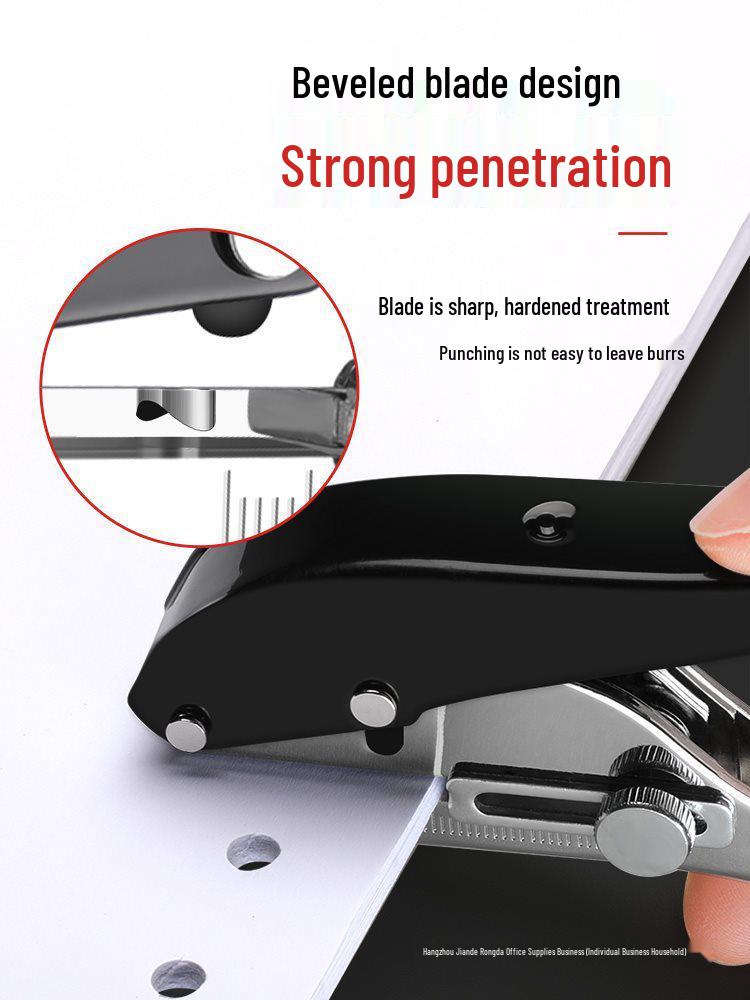 Heavy-Duty Round Hole Puncher for Thick PVC and Binder Paper