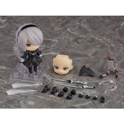 Square Enix Nendoroid NieR Automata 2B YoRHa No. 2 Type B Non-scale Plastic Painted Movable Figure Second Resale