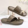 Elegant Metal Toe Flat Sandals for Women Summer 2025 Beach & Casual Wear