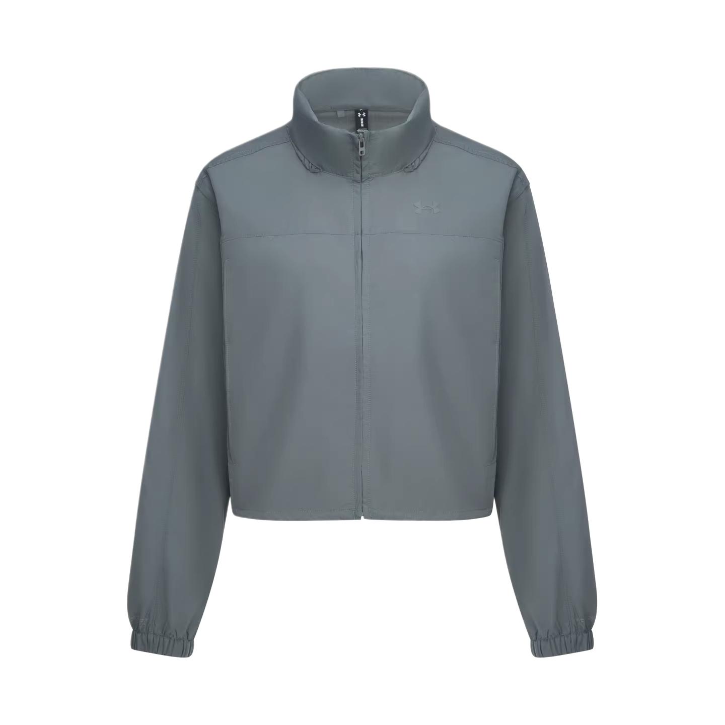 Under Armour SS26 Explor Hike UPF Solid Color Zip Long Sleeve Jacket Women jackets 6010074-709 M