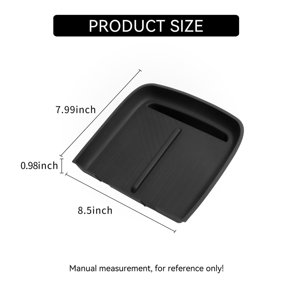 For RIVIAN R1T R1S 2022-2025 Car Anti-Slip Pad Silicone Center Console Wireless Charger Interior Accessories Black