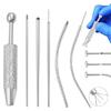 Edelstahl Piercing Kugelgreifer und Einführwerkzeug Set Piercing Zubehör Geeignet für Schmuckwechsel