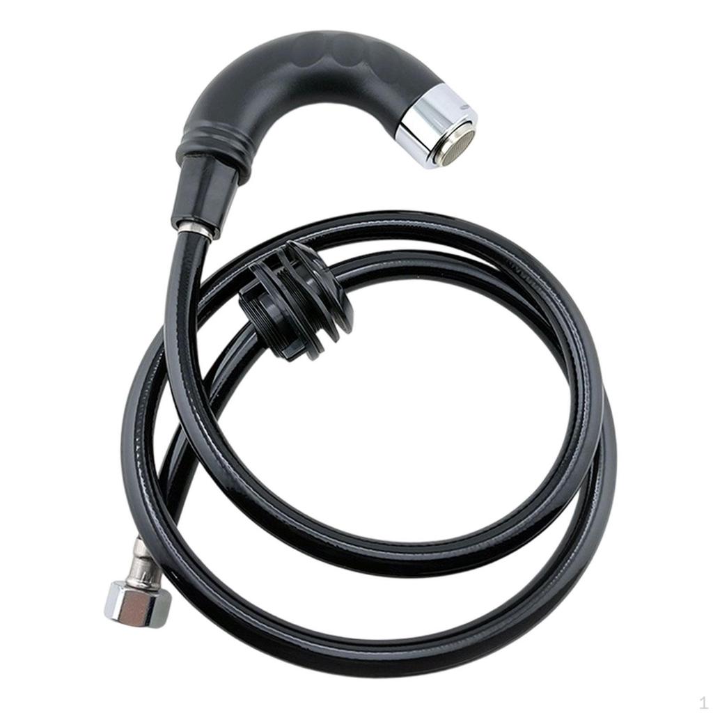 Salon Shampoo Bowl Sprayer Head 120cm Hose Convenient Replacement Part, Hair Wash Shower