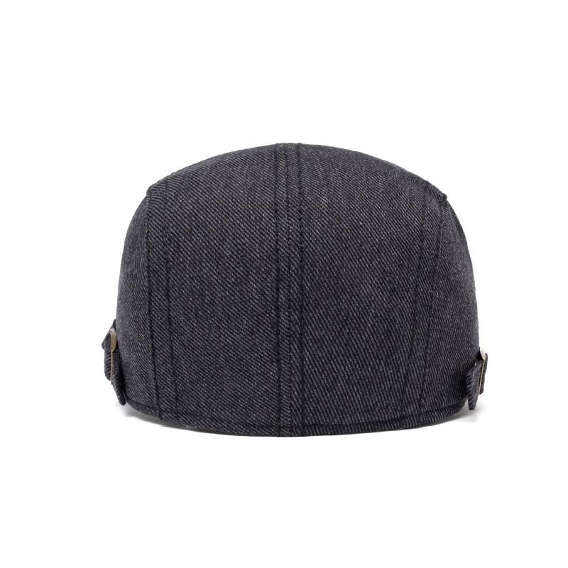 Men's Cotton Beret British Vintage Cap Peaked Cap Paintwork Cap British Newsboy Cap