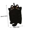 Soft Black Cat Hand Towel Super-Absorbent Kitchen Cleaning Wipe Cloth  Kitchen