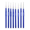 8/10 Pieces Ergonomic Crochet Hooks Set 0.6mm-2.0mm Different Sizes Crochet Hooks Knitting Needle for Lacework Craft