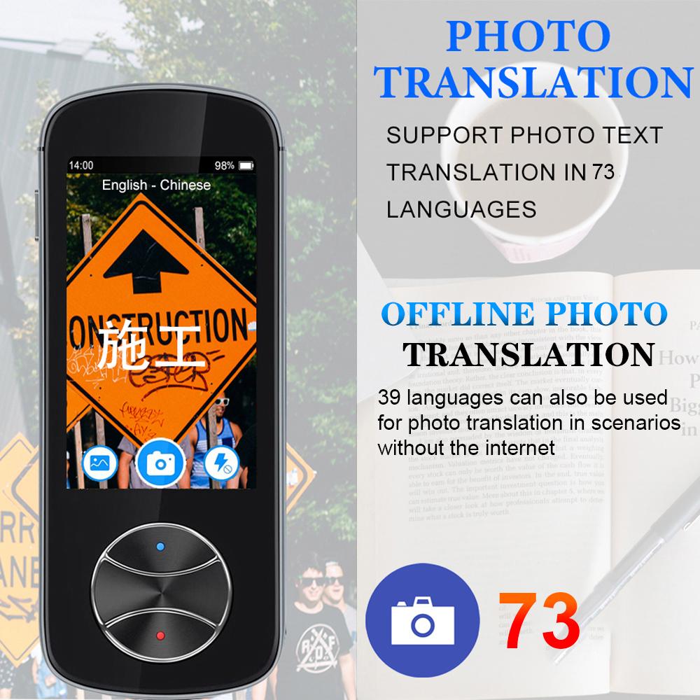 Language Translator Device 137 Languages Two-Way Instant Voice Photo Translation