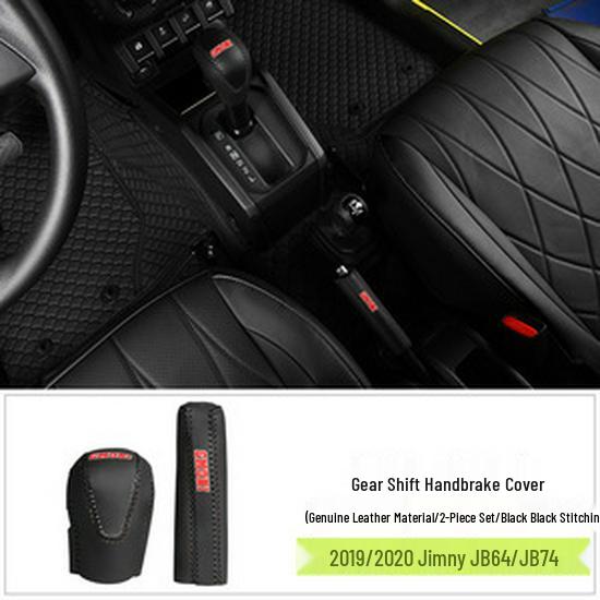 

Suzuki Jimny JB74 Накладка на рычаг переключения передач и ручник из натуральной кожи