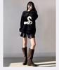 Women's Versatile Retro High-Top Western Cowboy Boots: Slimming, Long, Stylish Winter Equestrian Boots.