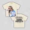 Sabrina Carpenter Coachella T Shirt 2026 Summer New Unisex Women Fashion Pop Star Tour Graphic Cotton Oversized Street Y2K Tshirt
