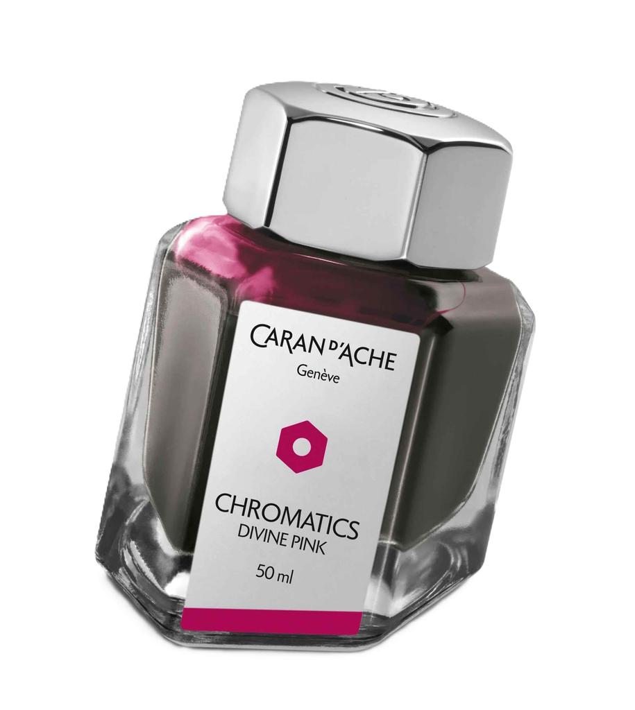 Caran Bottled Divine Officially Imported d'Ache Ink, Pink, 8011-080,