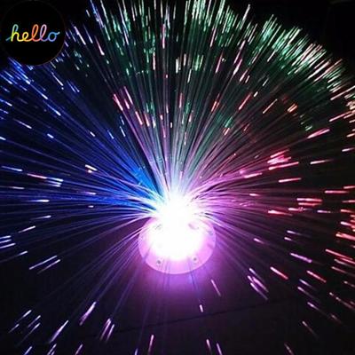 Geschenk-Farbwechsel-LED-Faseroptik-Nachtlicht, bunter Ständer, Heimdekoration