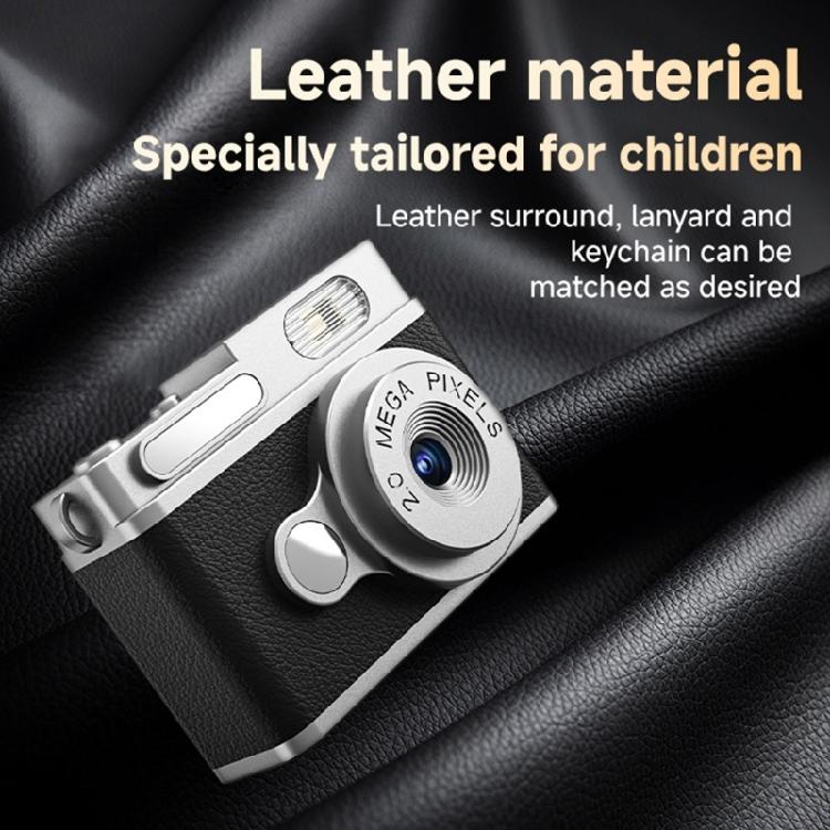 Retro Camera 12MP Photo Capture 1080P Video Recording Keychains Attachment Long Service Battery For Daily Use