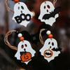Ghostly Decorations 4PC Natural Materials Halloweens Crafts No Tool Neededs For Quick Setups And Home Styling A0KF