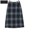 [Good Condition] H5S14-268-08 HARRIS TWEED Skirt 34 Charcoal grayUsed