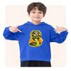 Children's Hoodie+Pants Black Children Cobra Stamp Coat Boys Girls Hoodie Tops Leisure Sweatshirt Toddler 3-12 Year Clothing