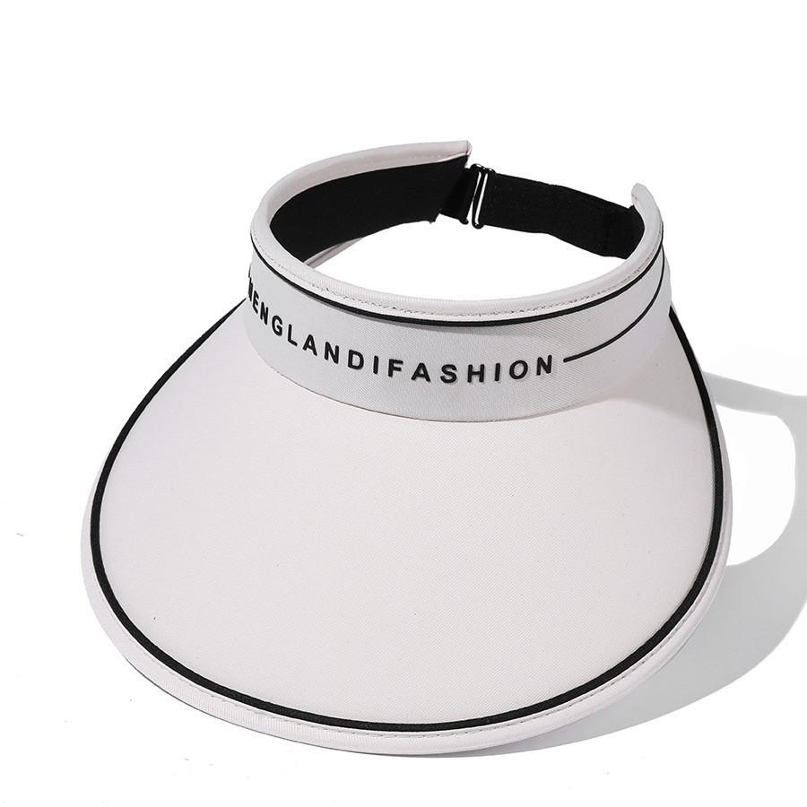 Summer Top Hat Live Spot Printing Alphabet Solid Color Sun Hat Ice Feeling Internet Celebrity Sun Hat Factory