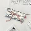 PU Leather Pen Bag Quilted Cosmetic Bag Cute Pen Pouch  Girls Gift