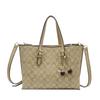 2025 Women's Retro Print High-End Crossbody Tote and Shoulder Bucket Bag