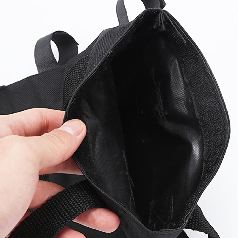 4 Stück Hochleistungs-Outdoor-Pavillon-Gewichte - Strapazierfähiges Polyester, Schwarz, Winddichte Sandsäcke für Sonnenschutz und Picknicks