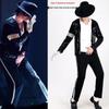 Conjunto de Fantasia de Dança Billy Jean do Michael Jackson para Crianças e Adultos