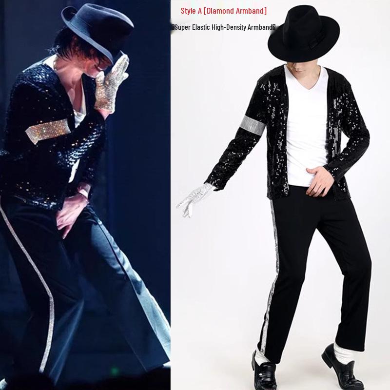 Michael Jackson Billy Jean Dance Costume Set for Kids & Adults