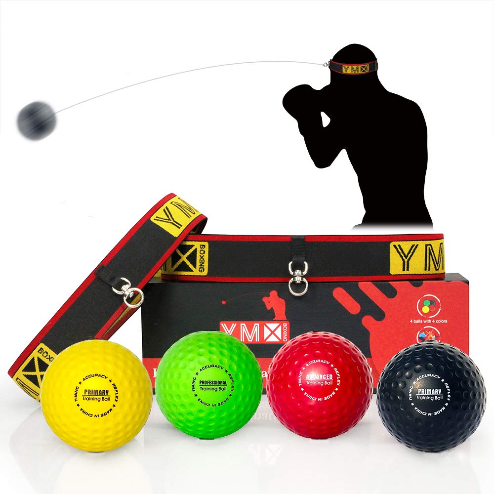 YMX BOXING Boxing Ball, Punching Ball, Improves Reflexes, Dynamic Vision, Quick Reactions, Punching Practice, Stress Relief