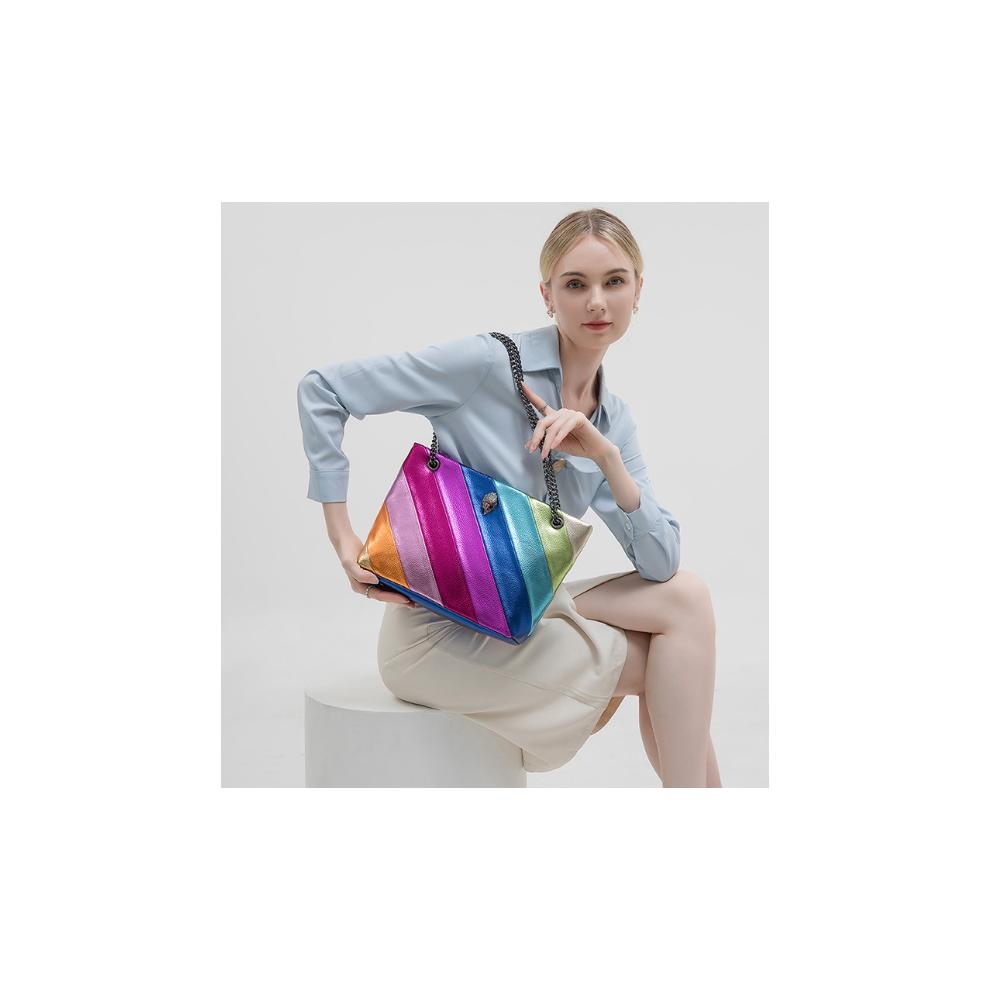 Damska torba typu tote inspirowana Kurt Geiger London Kensington Rainbow Bag