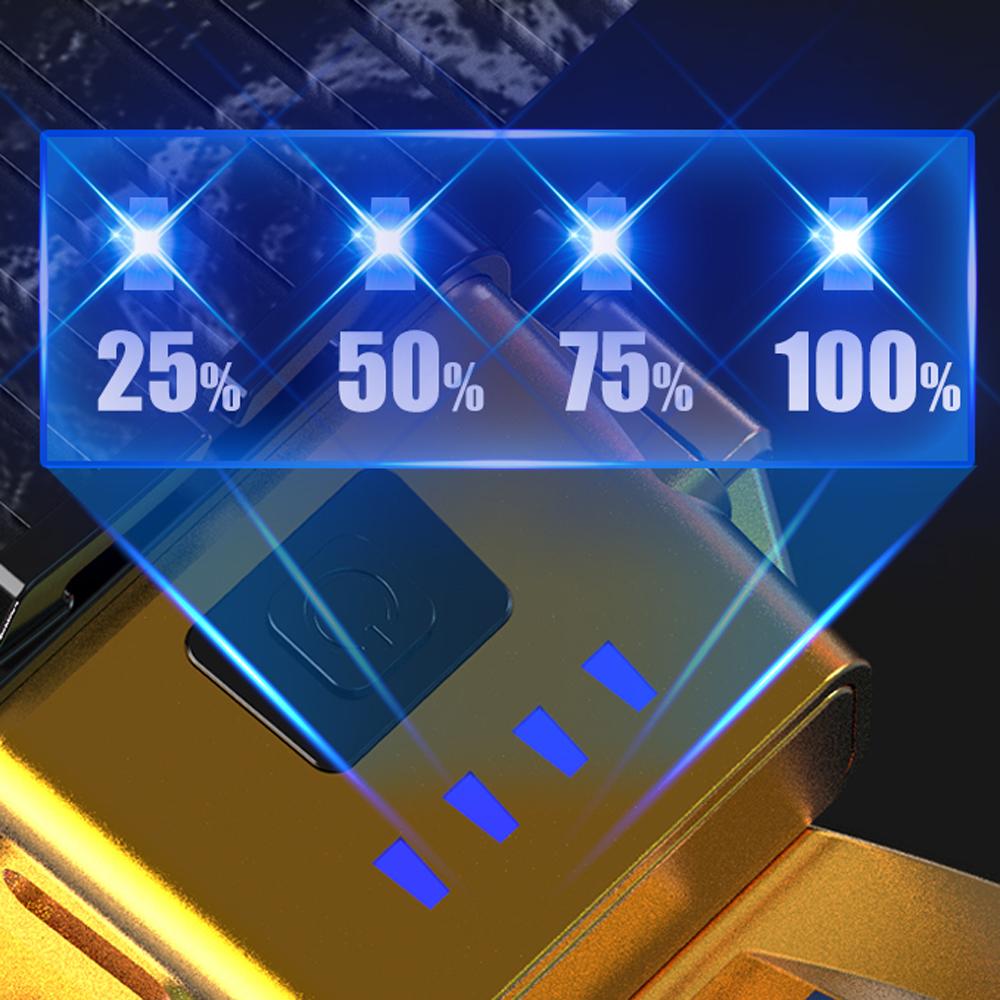 LED čelovka svítilna Dobíjecí vysoce jasná čelovka se 3 světelnými režimy podporujícími pohybový senzor