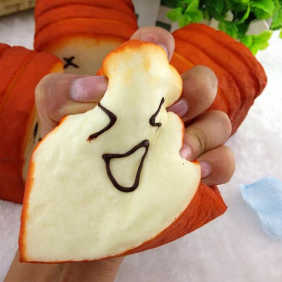 Toast Bread Squishy Expression Card Cellphone Holder Hand Pillow Stress Reliever