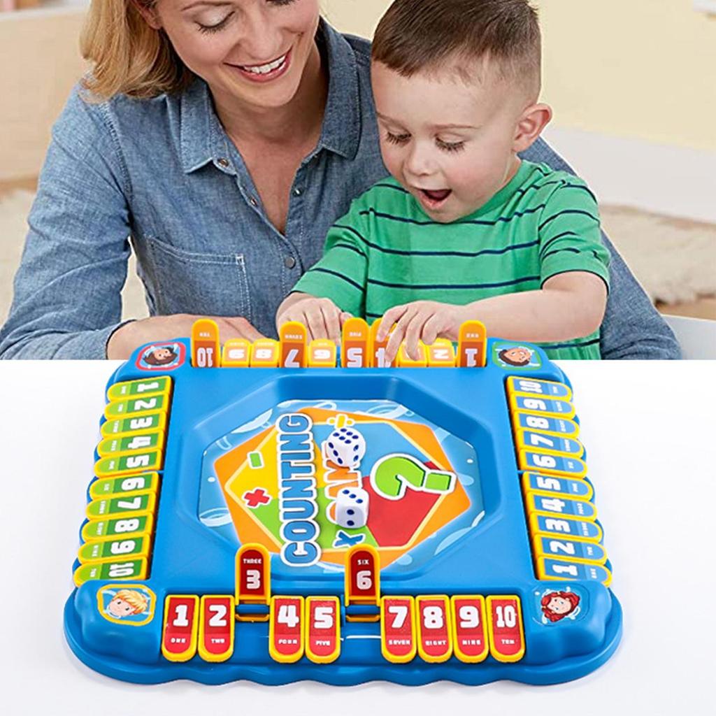 Close The Box Game Fun Table Math Educational Toy Dice Board Game For Age 3-6 Kids Classroom Home Party Night Entertainment