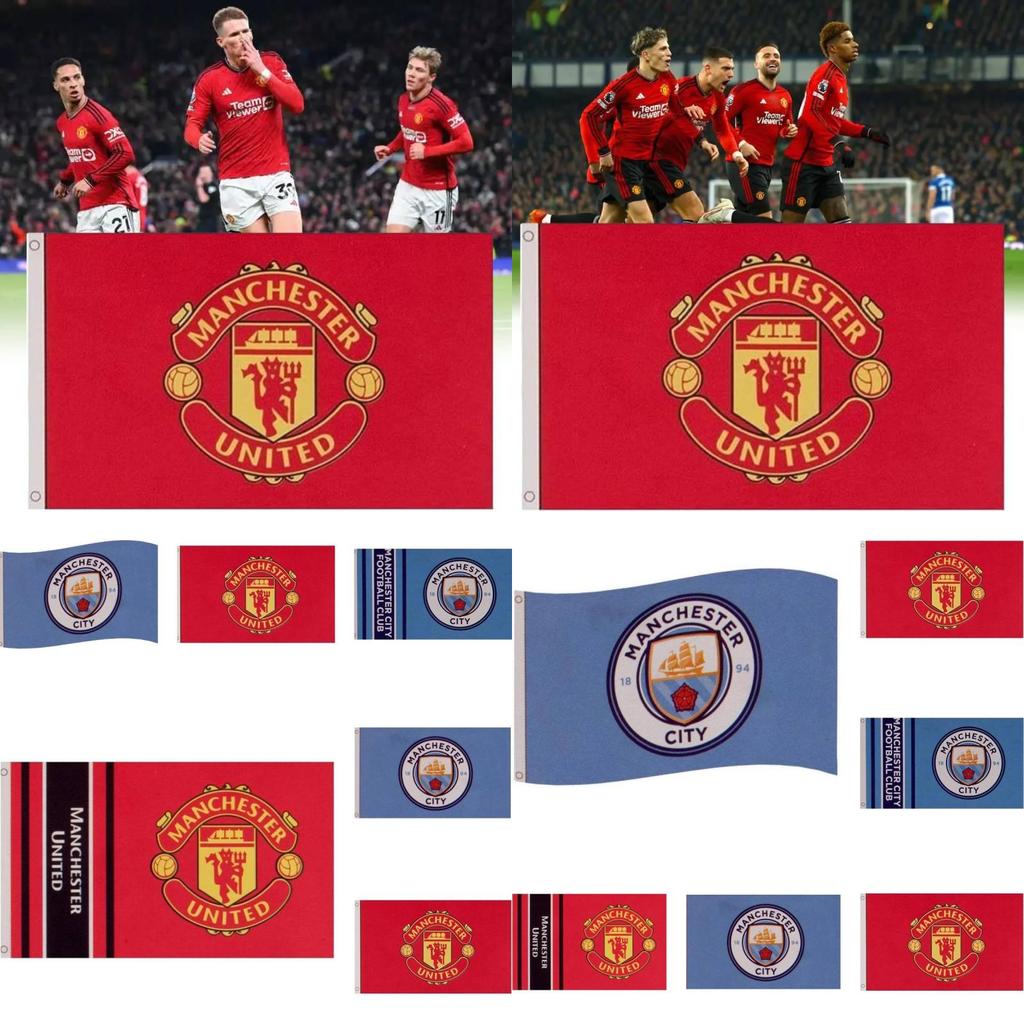 Farbenfrohe Manchester United Flagge (90 x 150 cm) – Perfekt für Fans und jeden Anlass