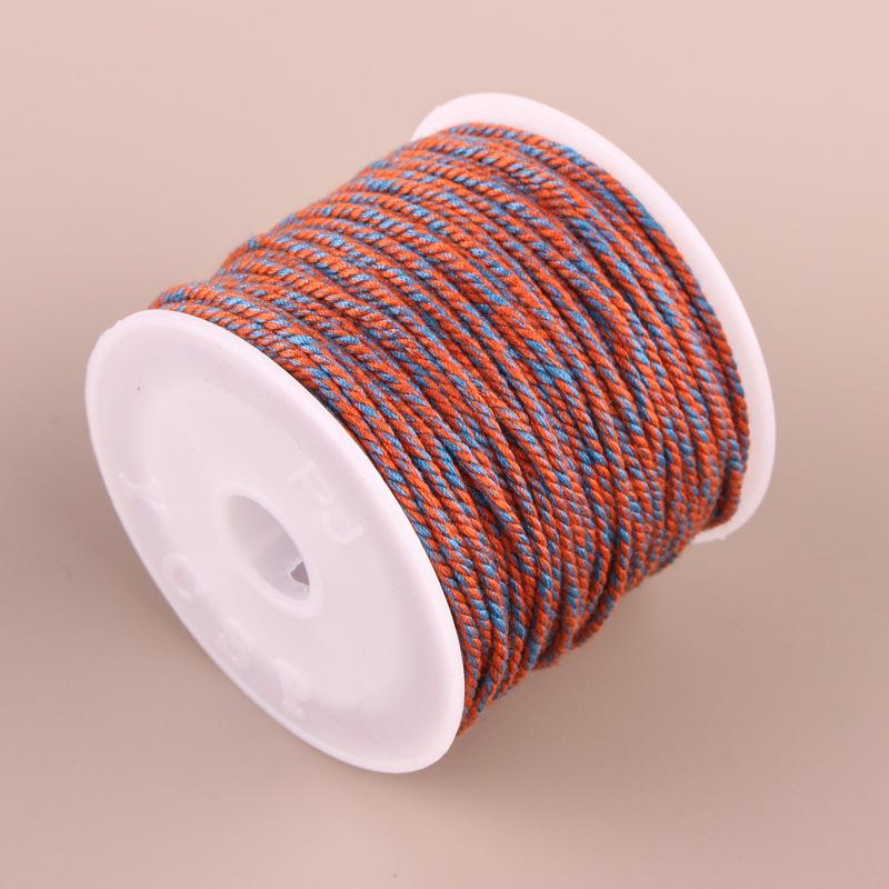 Hand-Twisted Cotton Thread: Tibetan Star Moon Bodhi Bracelet Weaving String.