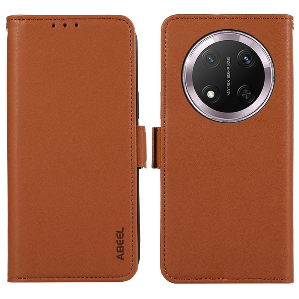 For Honor Magic7 Lite 5G/X9c 5G/X60 Pro 5G Deksel Skinn Telefondeksel med RFID-blokkerende Lommebok