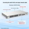 Ruijie RG-NBS3200-24SFP/8GT4XS 24-Port AI Managed Gigabit Fiber Switch