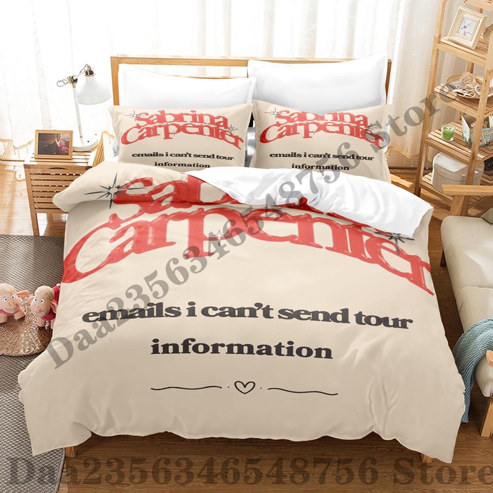Sabrina Carpenter Bedding Set Single Twin Full Queen King Size Bed Set Adult Kid Bedroom Duvetcover Sets 3D Bed Sheet Set
