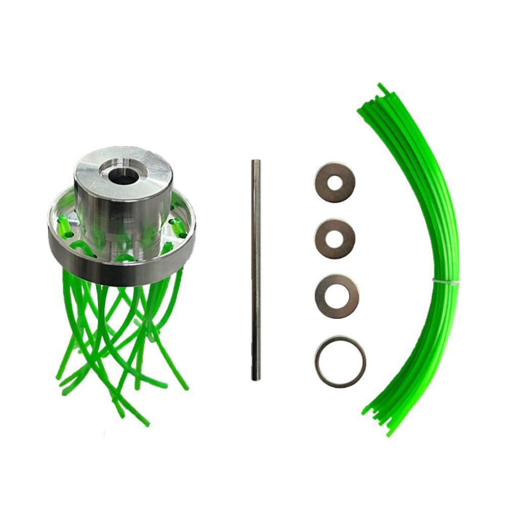 Aluminum Zinc Zinc Alloy Lawn Cutter Head 32 Square Grass Ropes Trimming Head  Gardening