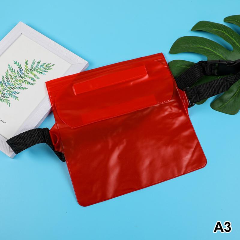 Waterproof Beach Waist Bag for Swimming Dry Phone Storage Adjustable Strap for Pool and Outdoor