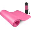 Thick Yoga Mat AYO Training Mat Thick and Wide Exercise Stretch Mat Strength Training For Indoor Exercise (10mm/15mm) - - - Yoga, Training, Mat, -