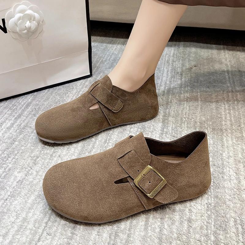 Fashion Zapatillas Platform Retro Shoes for Women 2024 New Round Toe Casual Shoe Lazy Comfort Flat Shoe Luxury Women Sneakers Loafers