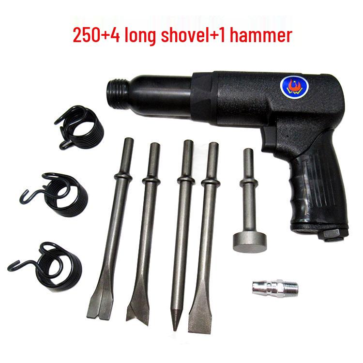 Hailiqi Pneumatic Chisel & Hammer Tool Set - Impact Hammer, Scraper, Pick Options (150, 190, 250)