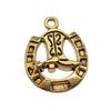 Vintage Horseshoe Charms Alloy Metal Pendants For DIY Jewelry Lucky Themed Accessories