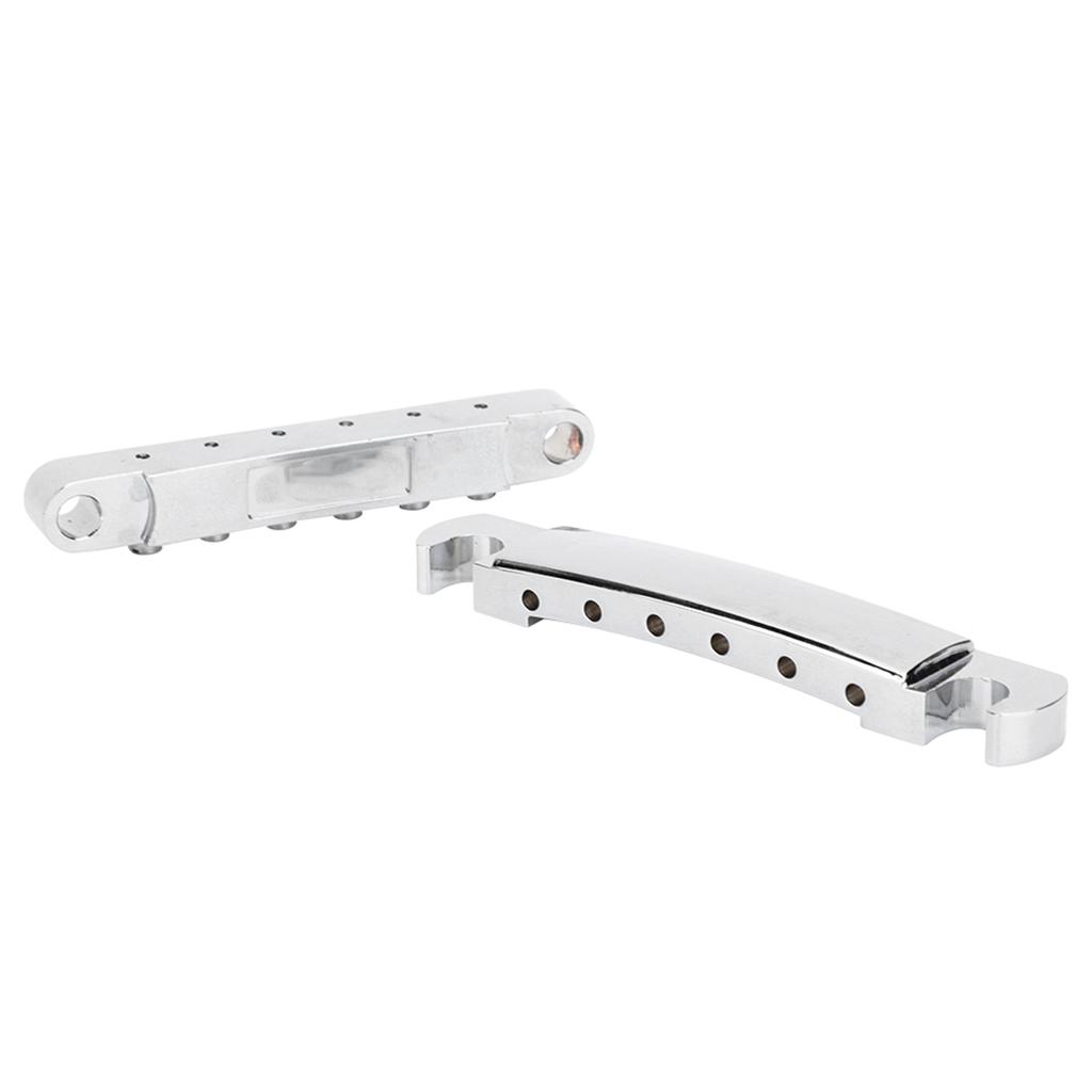Guitar Bridge Silver High Quality Musical Instrument Accessories with 4Pcs Screw Rods