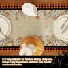 Anti-Slip Table Runner Ghost Pumpkin Bat Placemat Horror Tablecloth  Dining Table