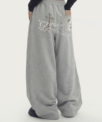 GRAVER [Unisex] Dontcry Training Wide Pants_2 Colors