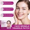 Patch Triangolare Antirughe Viso Trattamento Notturno Antietà, Leviga le Linee Sottili e Solleva la Pelle Cadente, Mirato a Fronte, Occhi, Bocca e Rughe di Espressione (162